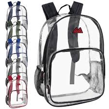 Wholesale Clear And Mesh Backpacks